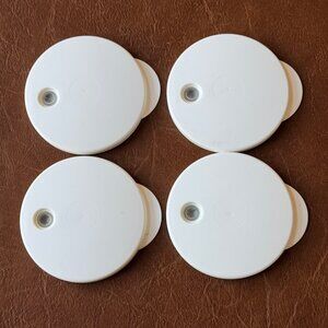 Lot of 4 Tupperware 4194 Impressions Dripless Straw Seals